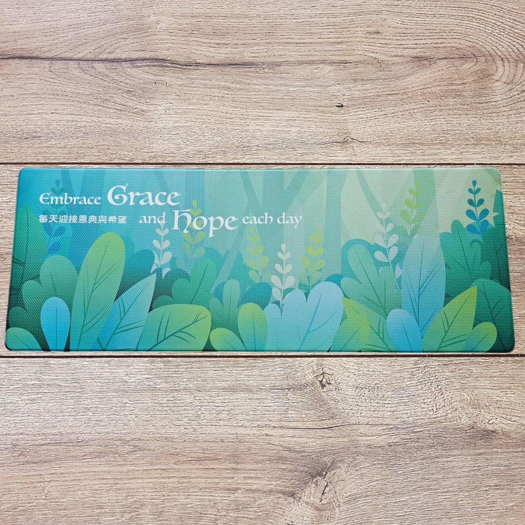 迎接希望/廚房地墊(綠色)