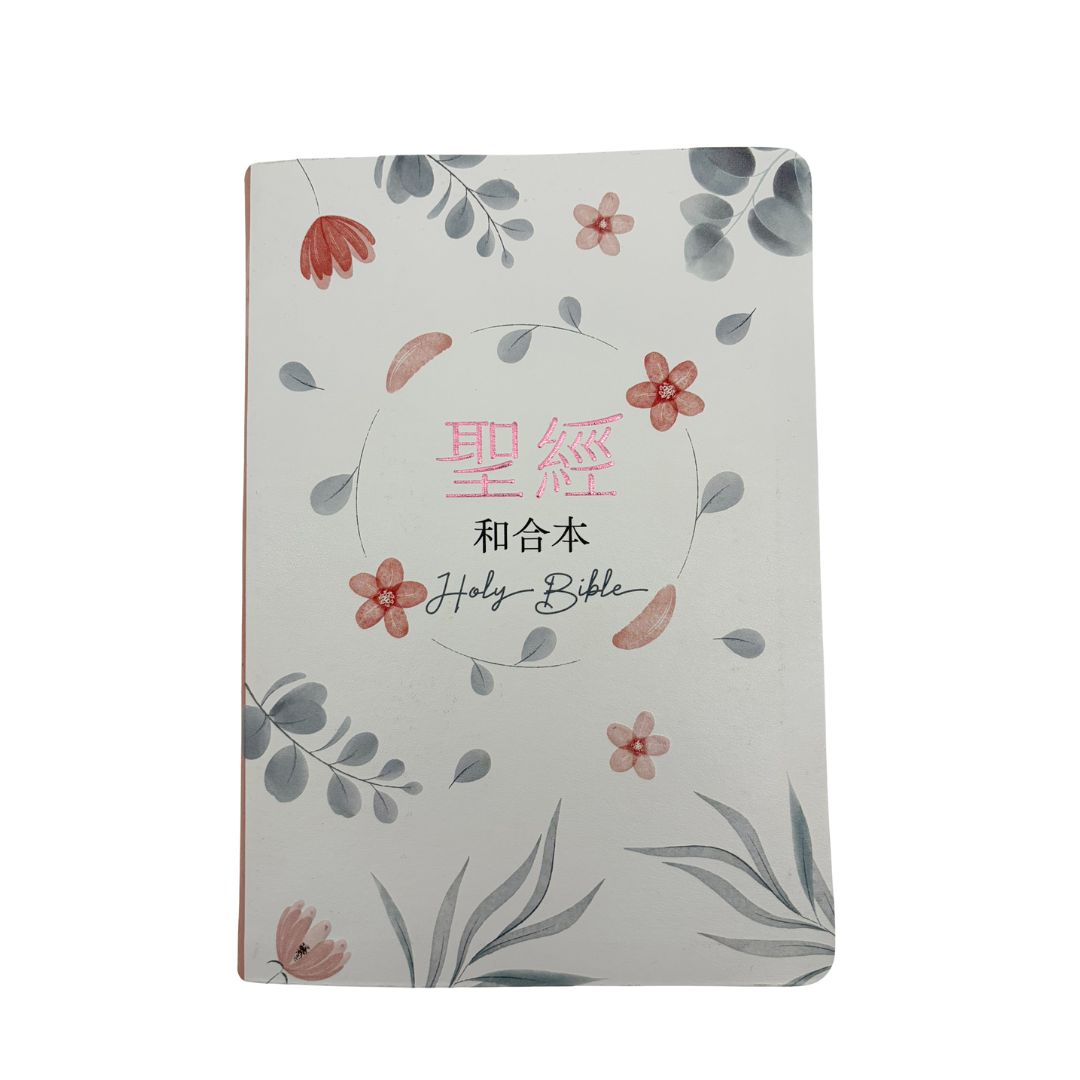 (粉橘)橫排彩繪皮面索引_7系列和合本聖經